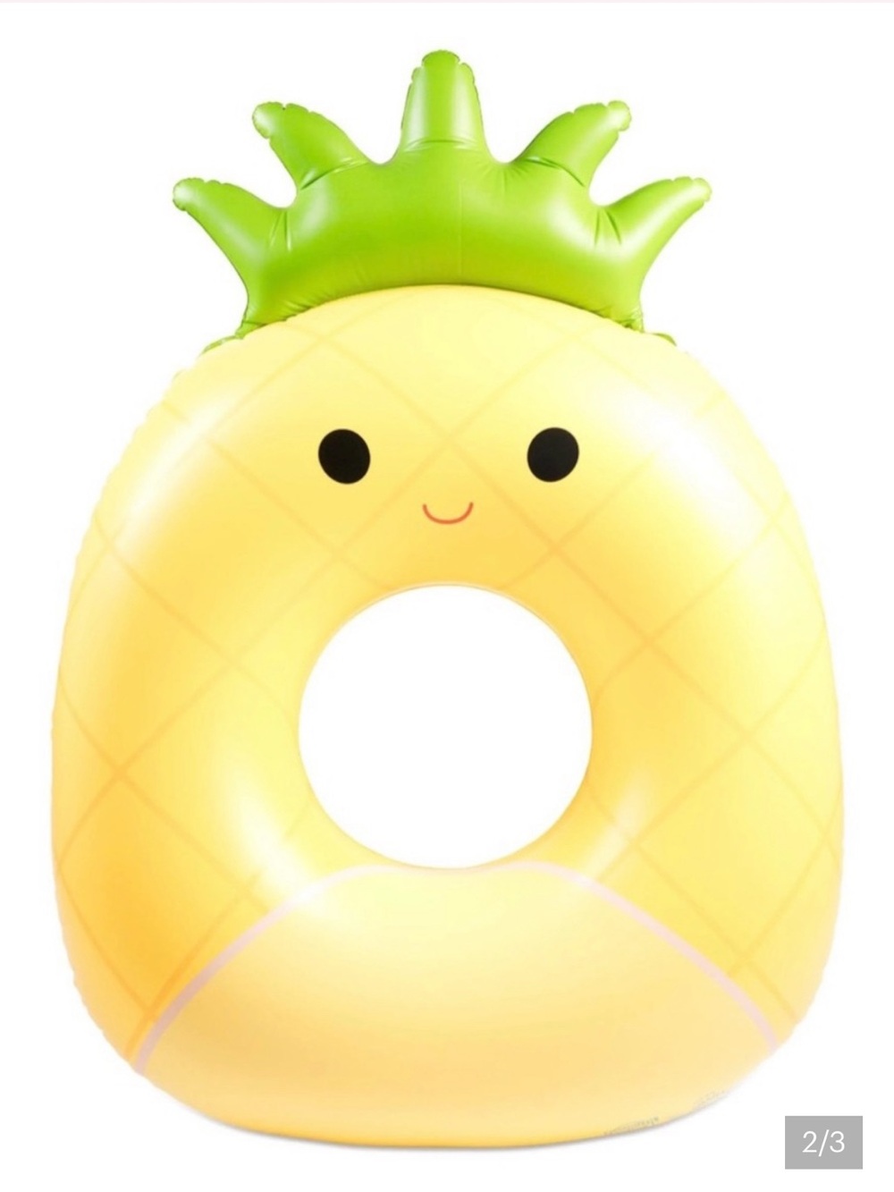 Squishmallows Pineapple Inflatable Pool Float 4ft - Picture 2 of 3